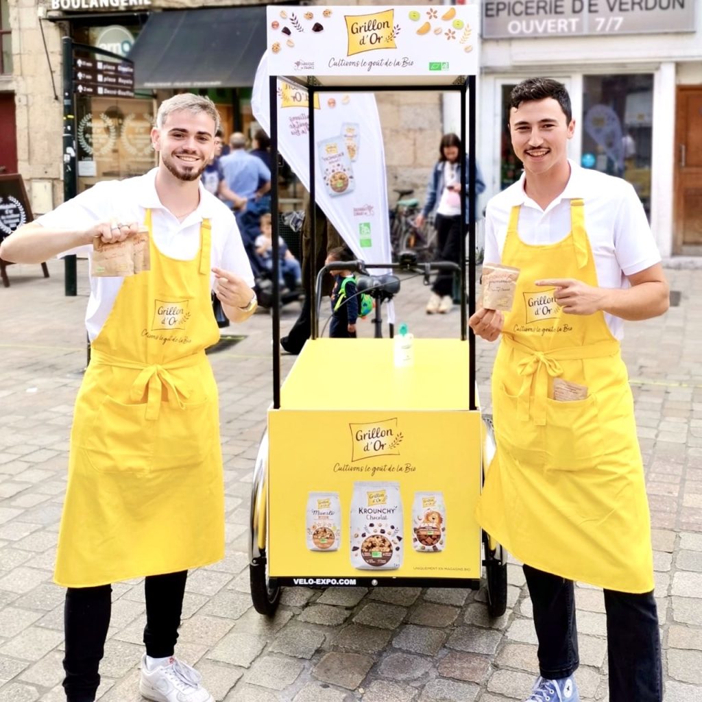 Opération de street marketing à Nantes